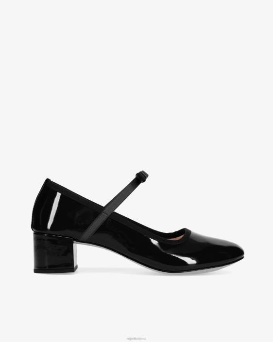 נשים Repetto שָׁחוֹר גילמט מרי ג'ינס הַנעָלָה HV06155