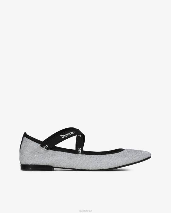 נשים Repetto כסף ג'ואנה מרי ג'ינס - מבריק הַנעָלָה HV06161
