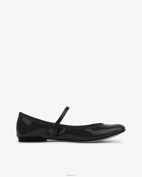 נשים Repetto שָׁחוֹר ליאו מרי ג'ינס הַנעָלָה HV06174