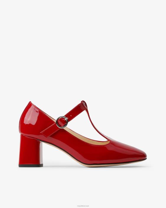 נשים Repetto אדום לוהט טרה מרי ג'ינס הַנעָלָה HV06177