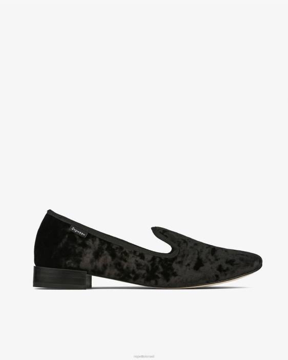 נשים Repetto שָׁחוֹר נעלי גלאדיס הַנעָלָה HV06233