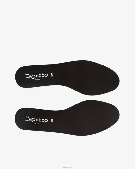 נשים Repetto שָׁחוֹר מדרס מיתולוגי להסרת גומי אביזרים HV06262