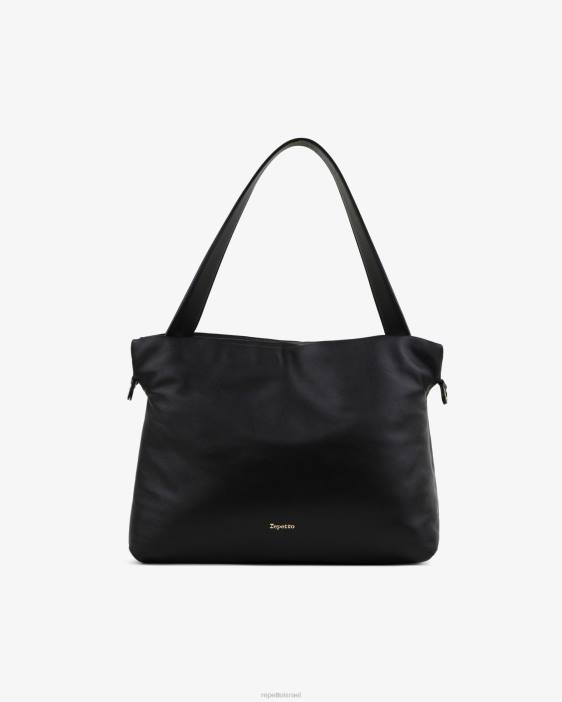 נשים Repetto שָׁחוֹר שקית פלומה אביזרים HV06288