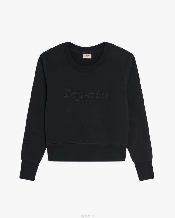 נשים Repetto שָׁחוֹר סווטשירט הַלבָּשָׁה HV06361
