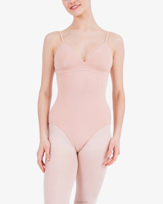 נשים Repetto עָרוֹם בגד גוף עם רצועות דקות הַלבָּשָׁה HV06437