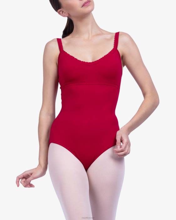 נשים Repetto בצבע נופך פרטי גימור מפוארים בגד גוף הַלבָּשָׁה HV06450