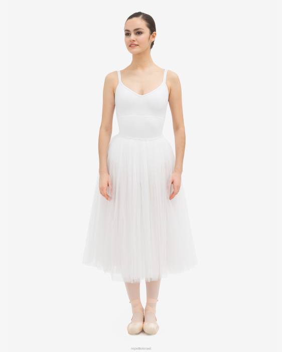 נשים Repetto לבן חצאית טול חזרה הַלבָּשָׁה HV06493