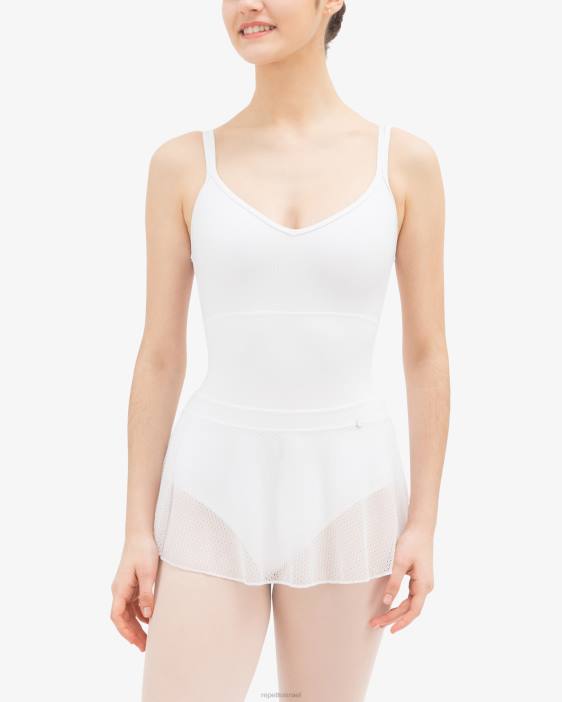 נשים Repetto לבן חצאית תחרה קצרה הַלבָּשָׁה HV06498