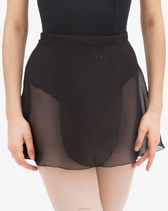 נשים Repetto שָׁחוֹר חצאית שיפון קצרה הַלבָּשָׁה HV06505