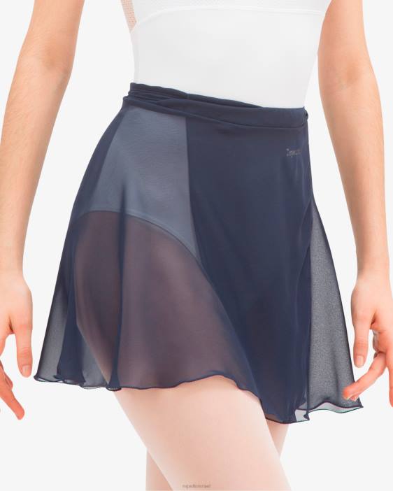 נשים Repetto כחול חצות חצאית שיפון קצרה הַלבָּשָׁה HV06506