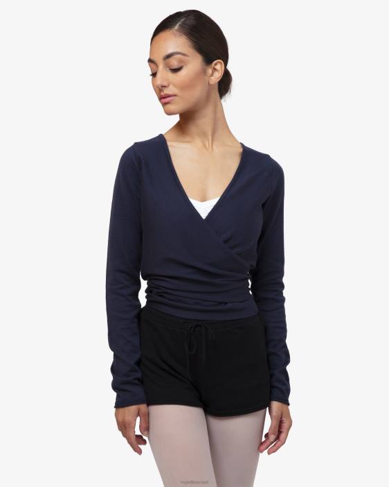 נשים Repetto כחול חצות מעטפת סרוגה הַלבָּשָׁה HV06515
