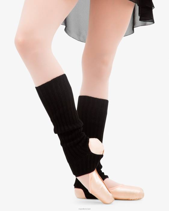 נשים Repetto שָׁחוֹר מחממי קרסוליים אביזרים HV06544