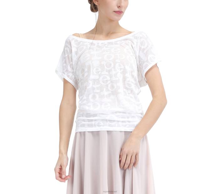 נשים Repetto אופנה חולצה שקופה הַלבָּשָׁה HV06550
