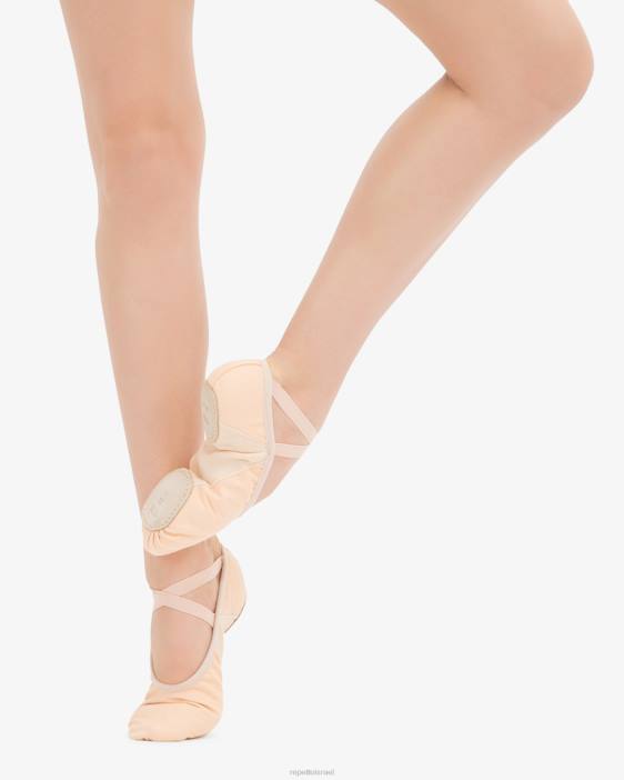 נשים Repetto סלמון אפרסקי נעלי בלט רכות מקצועיות עם סוליה מפוצלת הַנעָלָה HV06596