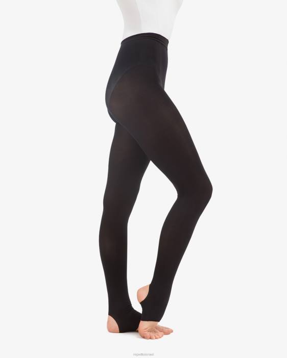 נשים Repetto שָׁחוֹר גרביונים לריקוד קמח הַלבָּשָׁה HV06618