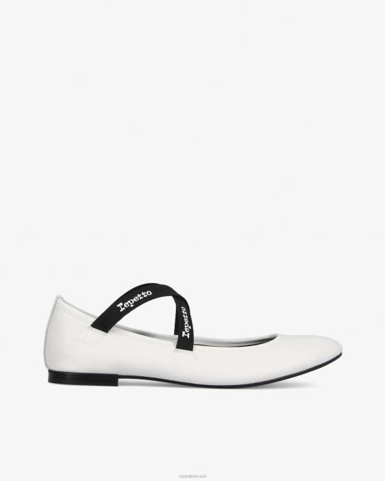 נשים Repetto לבן ג'ואנה מרי ג'ינס הַנעָלָה HV0666