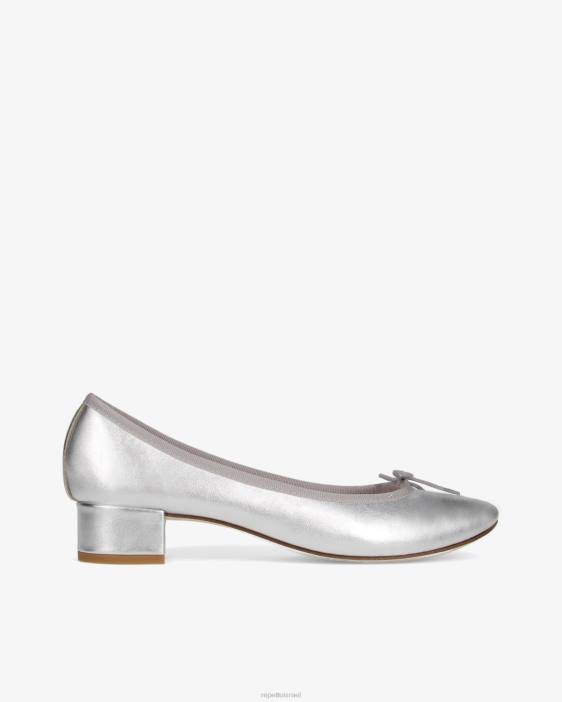 נשים Repetto כסף קמיל בלרינות הַנעָלָה HV0685