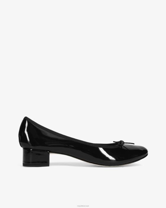 נשים Repetto שָׁחוֹר קמיל בלרינות הַנעָלָה HV0699