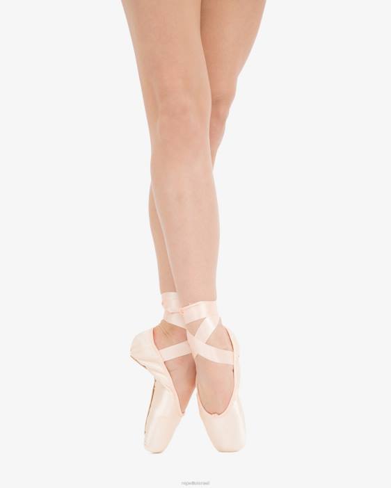 נשים Repetto מלון סלמון נעלי carlotta pointe - סוליה רכה בקופסה בינונית הַנעָלָה HV06571