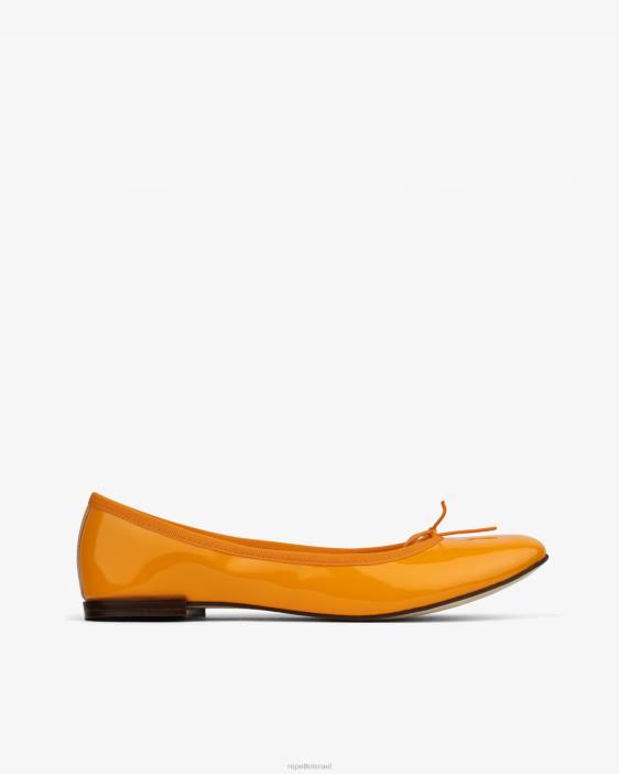נשים Repetto כתום ציפורני חתול בלרינות של cendrillon הַנעָלָה HV06128