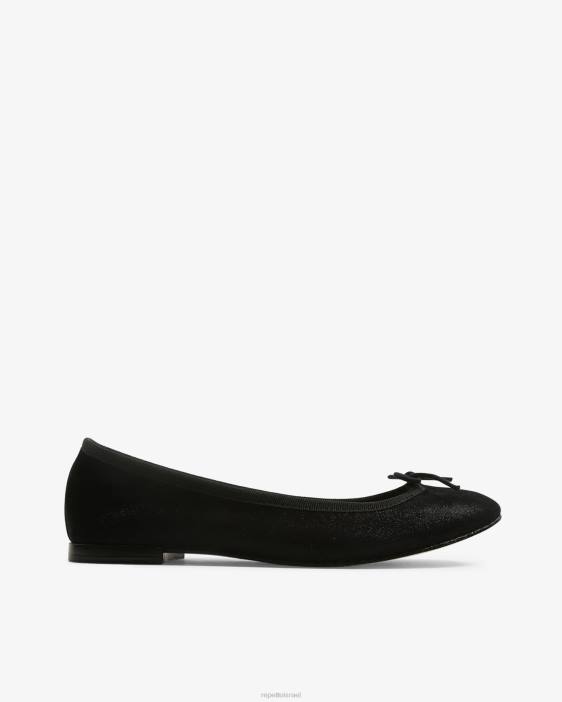 נשים Repetto פחמן שחור בלרינות של cendrillon הַנעָלָה HV06138