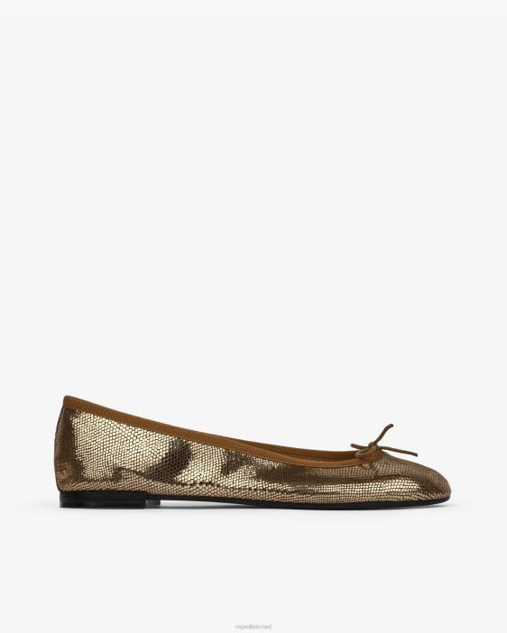 נשים Repetto זהב עתיק בלרינות של cendrillon הַנעָלָה HV0616