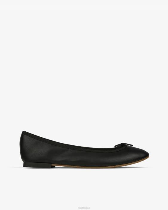 נשים Repetto שָׁחוֹר בלרינות cendrillon - טבעוניות הַנעָלָה HV0630