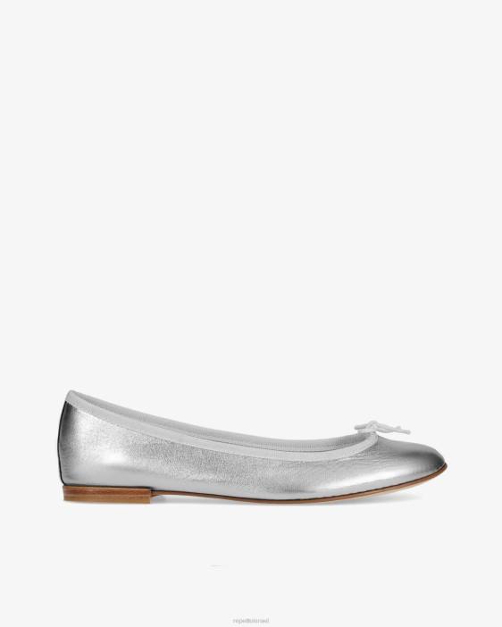 נשים Repetto כסף בלרינות של cendrillon הַנעָלָה HV0694