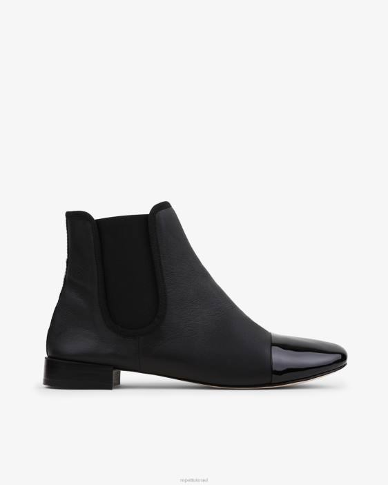 נשים Repetto שָׁחוֹר מגפונים של elora הַנעָלָה HV06196